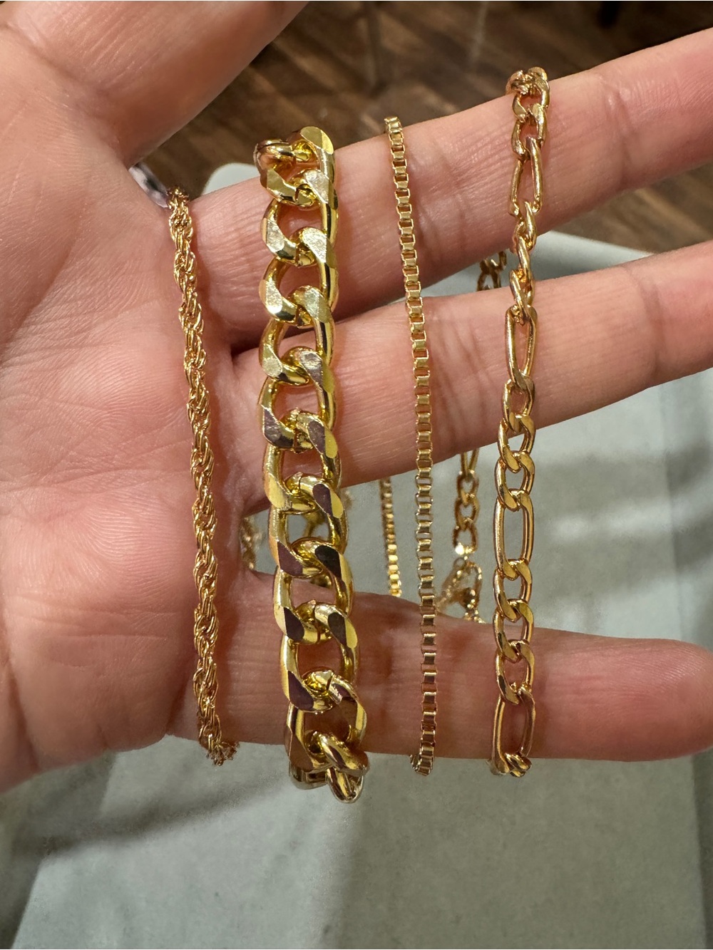 4 Ankle Bracelet Set — Women Jewelry